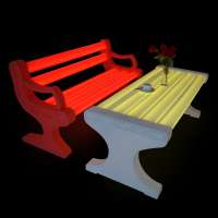 LED Garden Bench New design waterproof growing LED bench