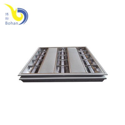 T8 600x600mm grille light fixture,recessed led grille lamp